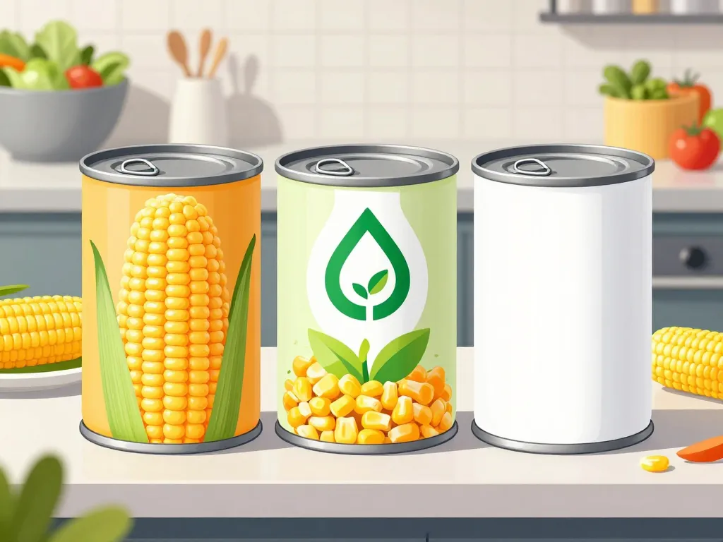 comparatif grosse boîte de maïs 5 kg en cuisine