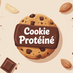 recette cookie protéiné visuel cookie moelleux et ingrédients naturels
