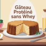recette gateau proteine sans whey gourmand avec ingrédients naturels