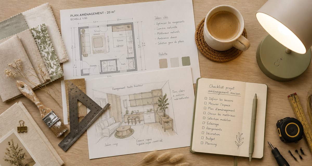 maisoniadel blog maison plan aménagement studio 20m2