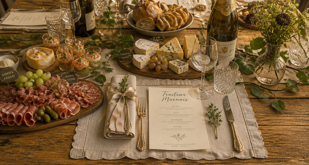 traiteur dans la marne table dressée réception