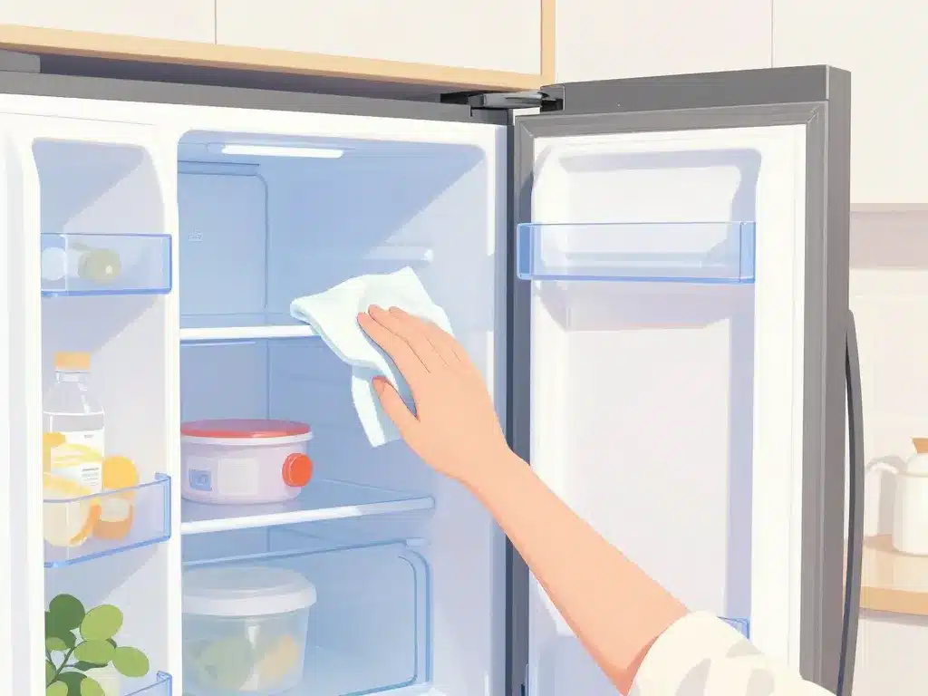 Nettoyage brancher un frigo neuf après transport cuisine lumineuse