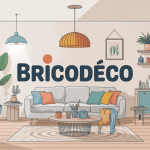 illustration bricodeco intérieur moderne DIY