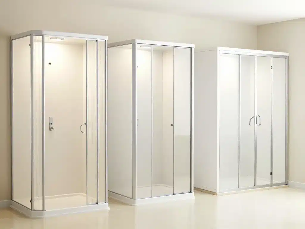 Visuel configs cabine de douche 80x80 portes coulissantes pivotantes pliantes