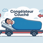 congelateur couché combien de temps illustration sécurité transport horizontal