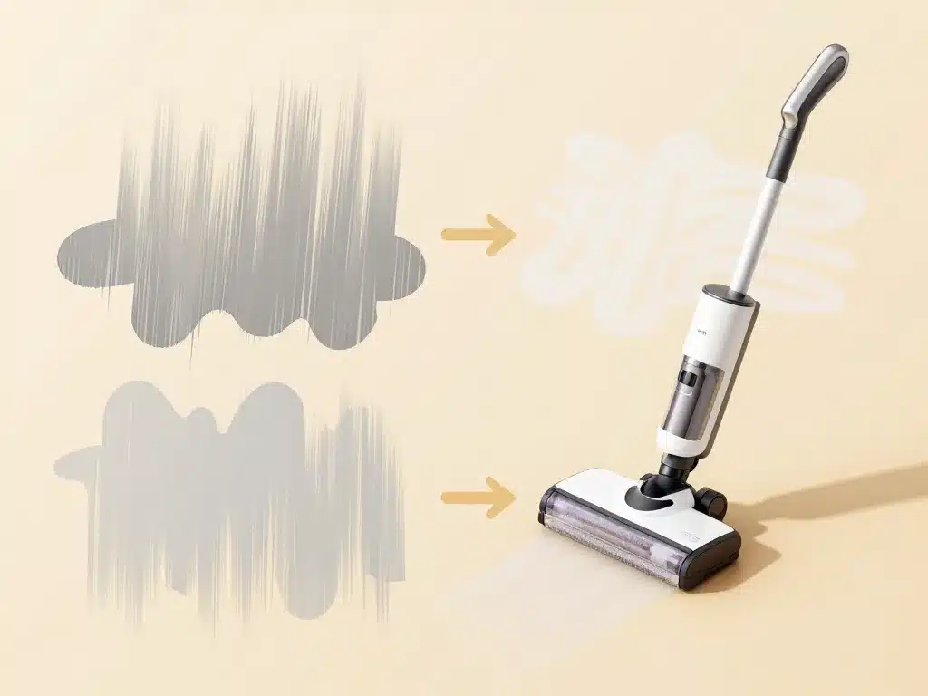 dreame h12 pro laisse des traces types de marques