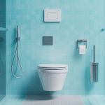 Illustration installation wc suspendu geberit salle de bains