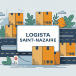 illustration vectorielle logista saint nazaire logistique distribution