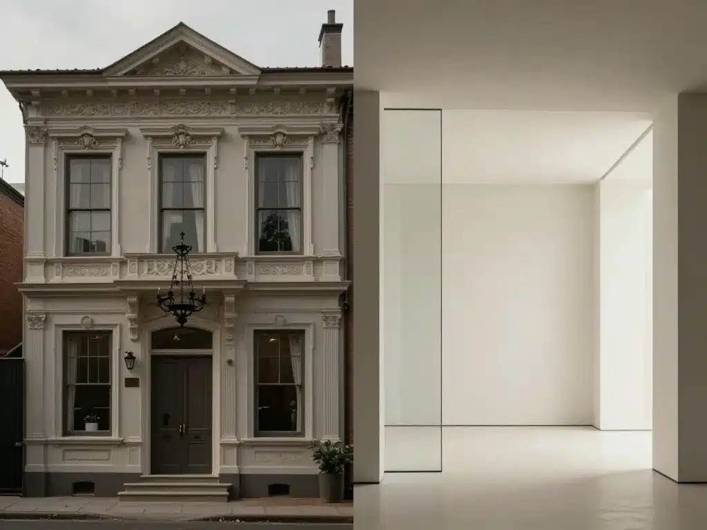 maison 1900 contraste ancien moderne