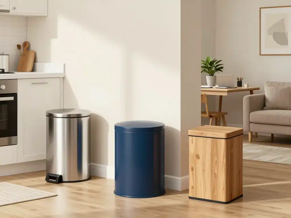 Poubelle jolie styles et pièces maison