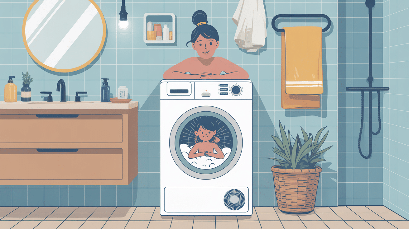 seche serviette lidl dans salle de bains moderne