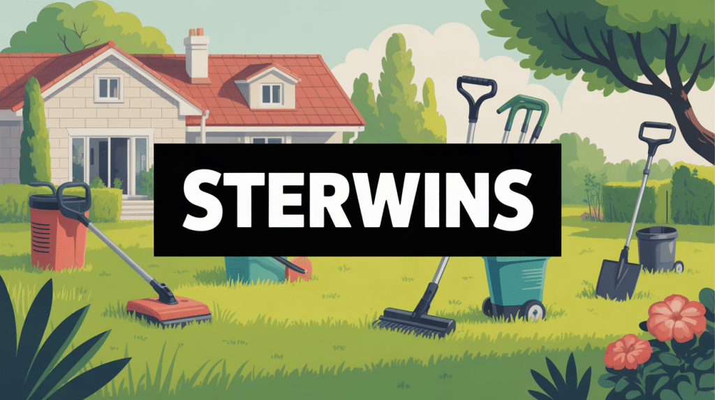 illustration globale sterwins outils jardin