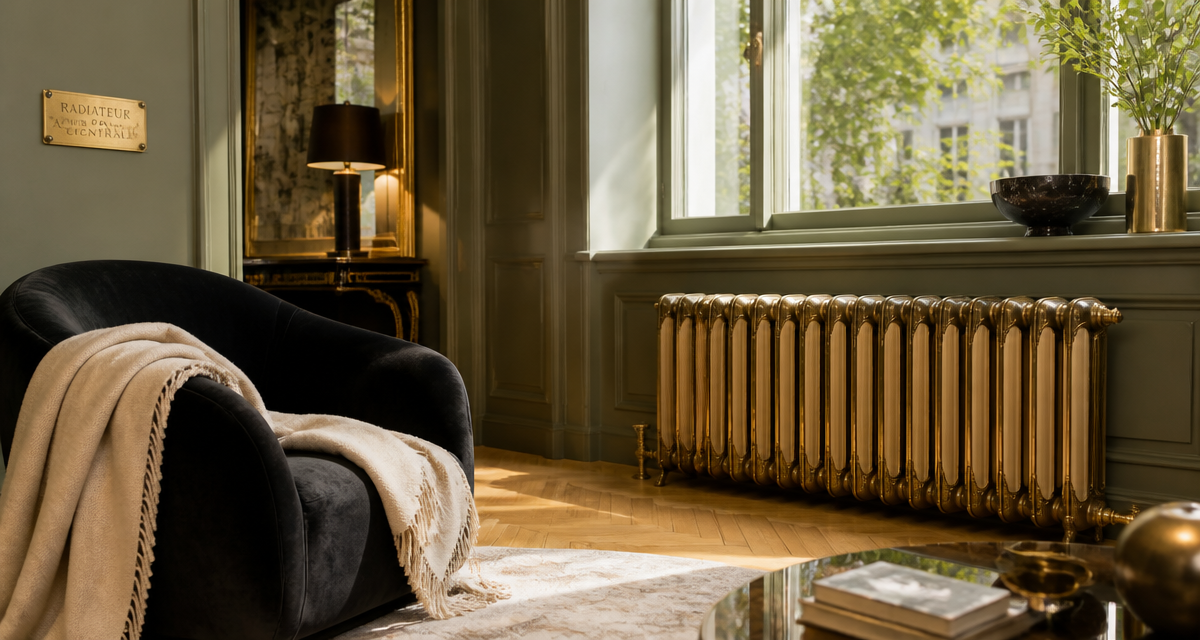 Radiateur en acier pour chauffage central sous fenêtre contemporaine