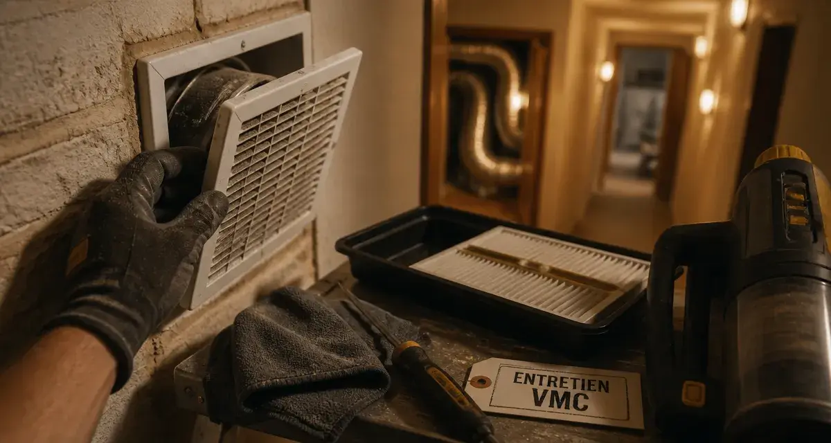 Maintenance VMC : entretien de bouche d’extraction et test papier anti-pannes