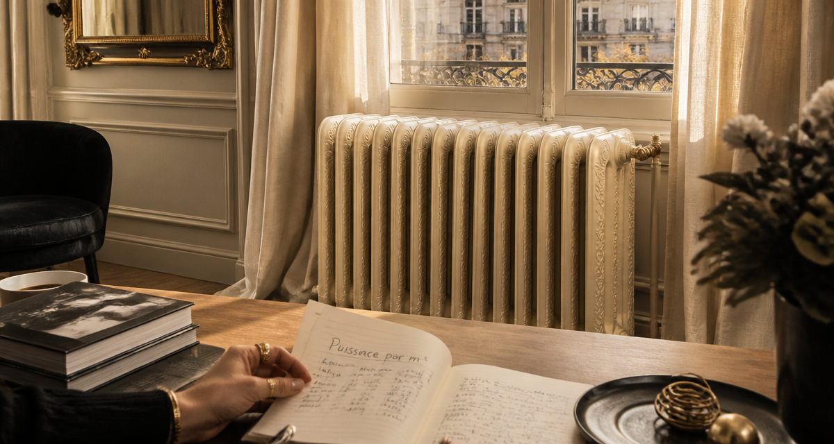 quelle puissance radiateur par m2 radiateur fonte salon
