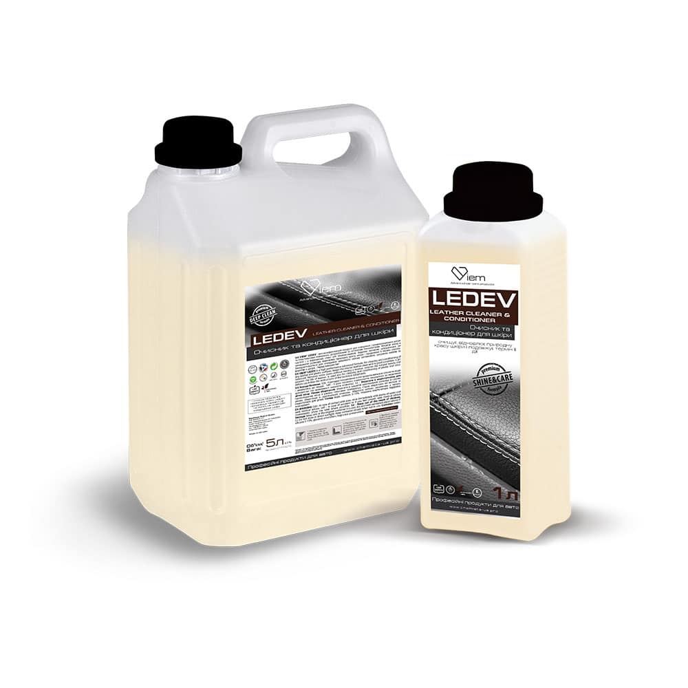 Очищувач і кондиціонер шкіри VIEM Ledev/ Leather cleaner and conditioner VIEM Ledev