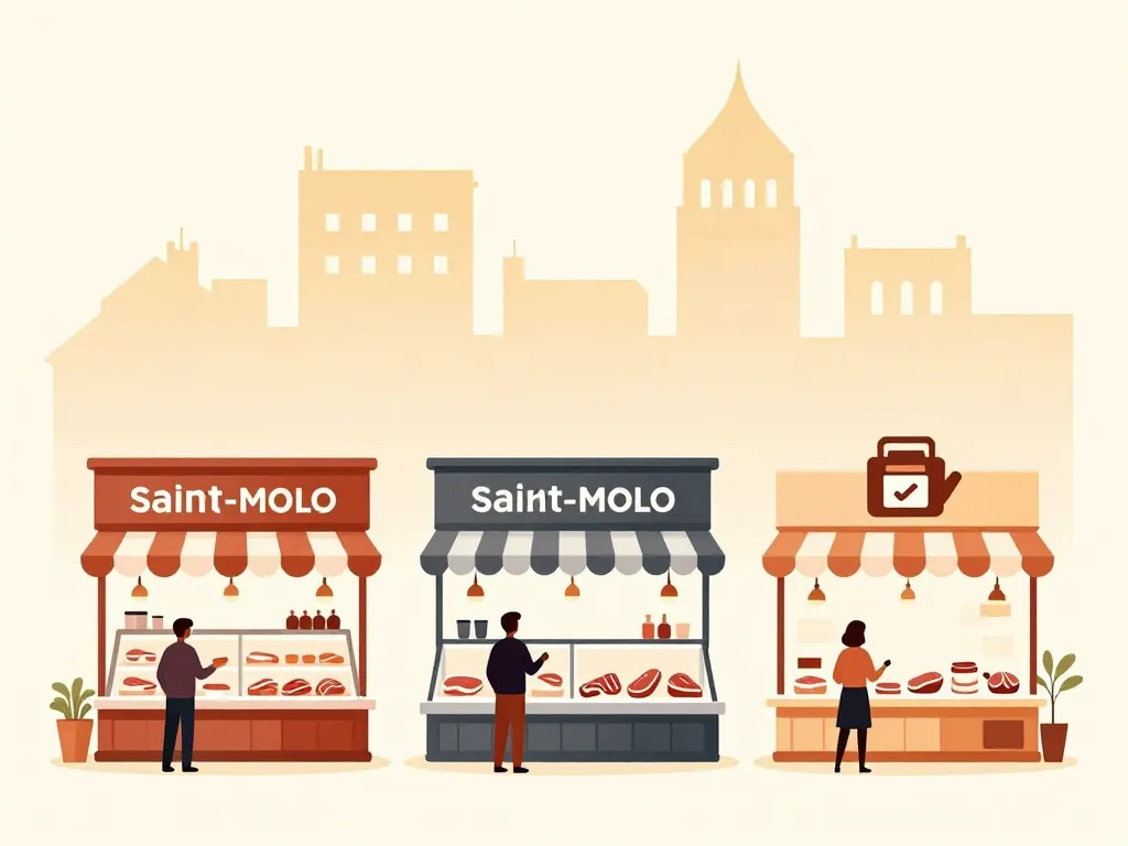 boucherie halal saint malo comparaison boucheries options