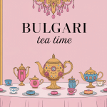 illustration bulgari tea time palace luxe joaillerie pâtisserie