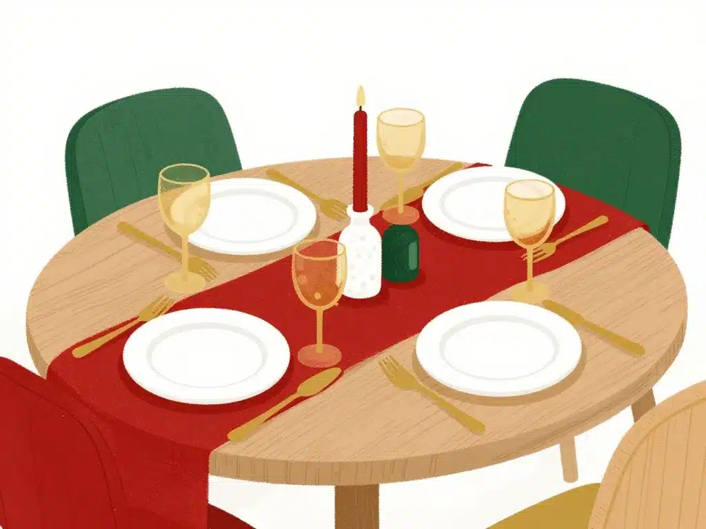 Deco table noel palette couleurs, matières et vaisselle harmonieuse