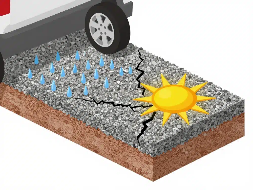 durabilité et confort inconvénient gravier stabilisé allée