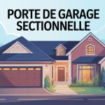 illustration moderne prix de porte de garage sectionnelle guide