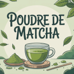 poudre matcha tasse ambiance zen japonaise