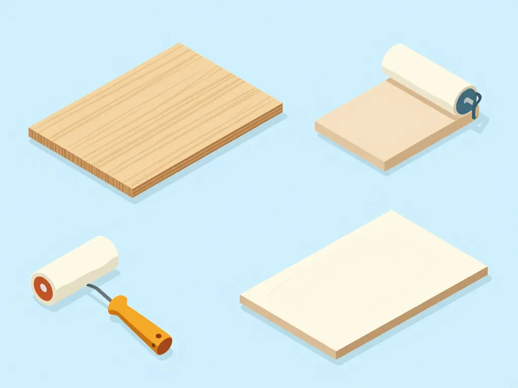 platre sur bois nettoyage ponçage primaire préparation