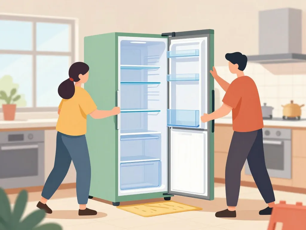 préparer un frigo de quelques mètres schéma protection