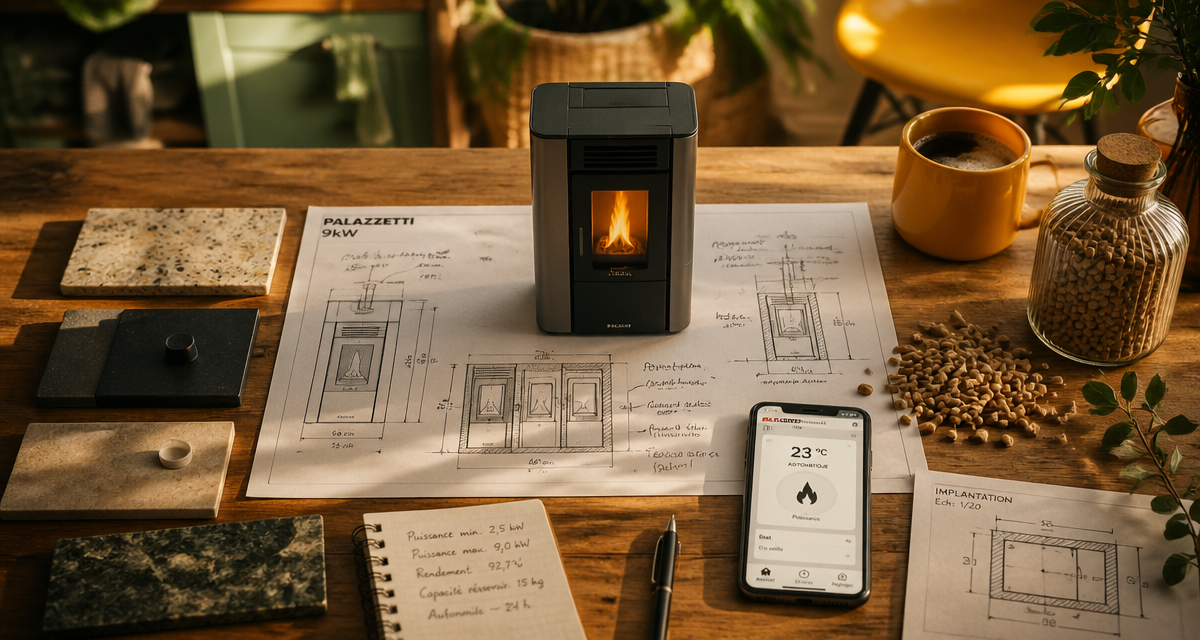 poêle à granulés palazzetti 9kw prix matériaux plans
