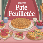 recette avec de la pate feuilletee, table variée apéro, tartelettes, mille-feuille