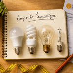 ampoule economique LED fluocompacte incandescente halogene
