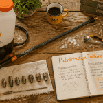 pulverisation toiture accessoires sur table