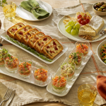 repas froid entre amis table buffet
