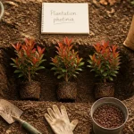 Quand planter photinia : tranchée et plants pour haie dense