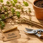 Quand tailler les cassissiers : cassissier et sécateur pour 15 branches