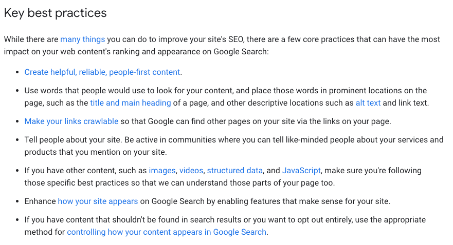 Google Search Quality Guidelines