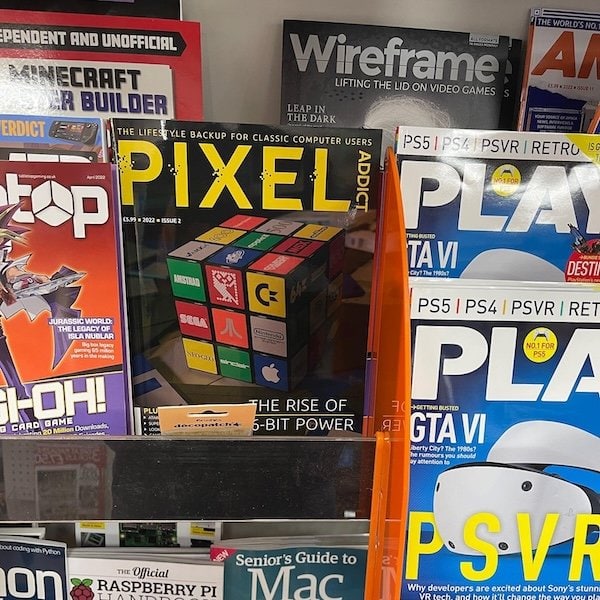 Check the magazine stand