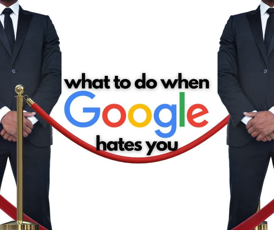 SEO Traffic Drop: What to Do When Google Hates You