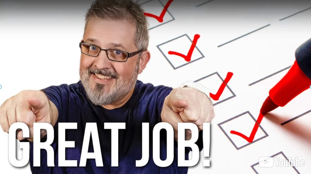 You're doing a GREAT job ministering to people