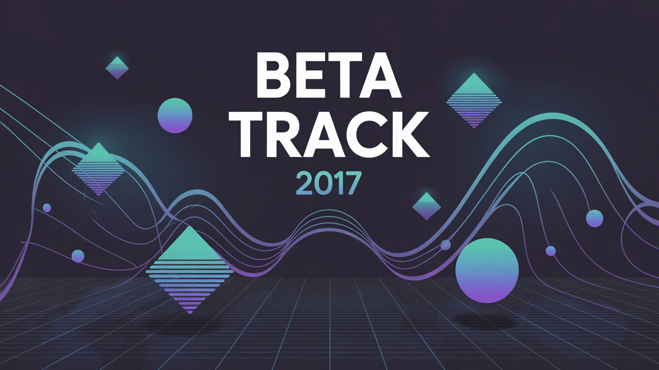 Illustration conceptuelle beta track 2017 musique électronique