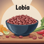 illustration lobia haricot oeil noir présentation culinaire