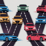 marque de voiture en w image moderne illustrée