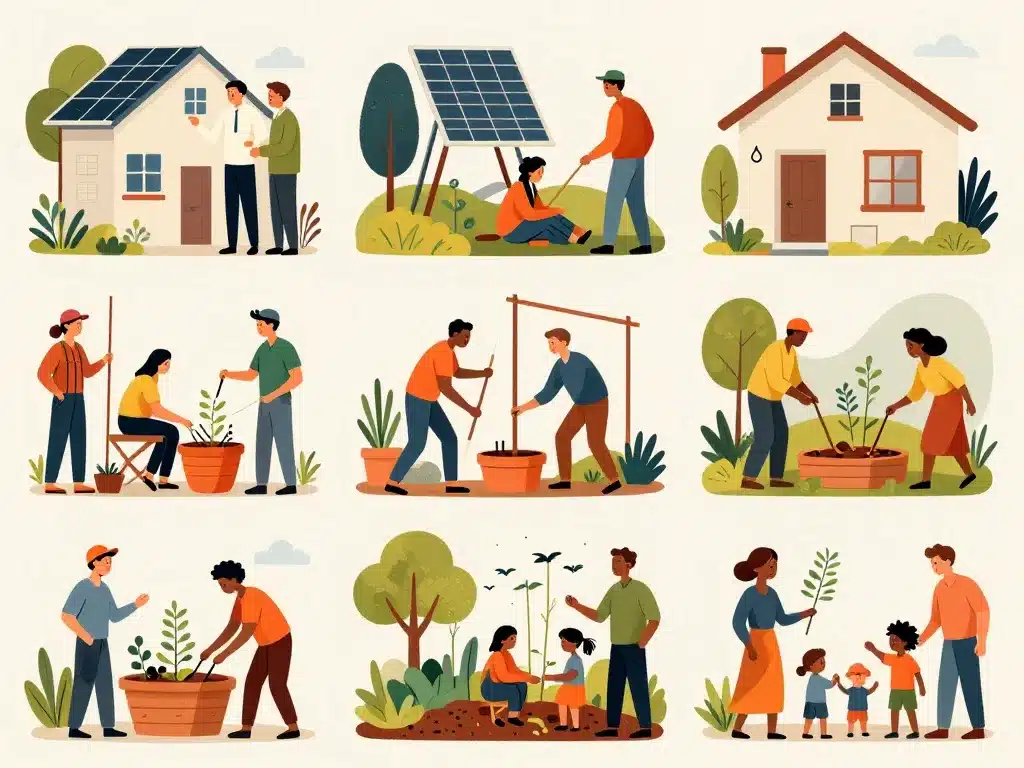 org habitats durables illustration rénovation construction collective