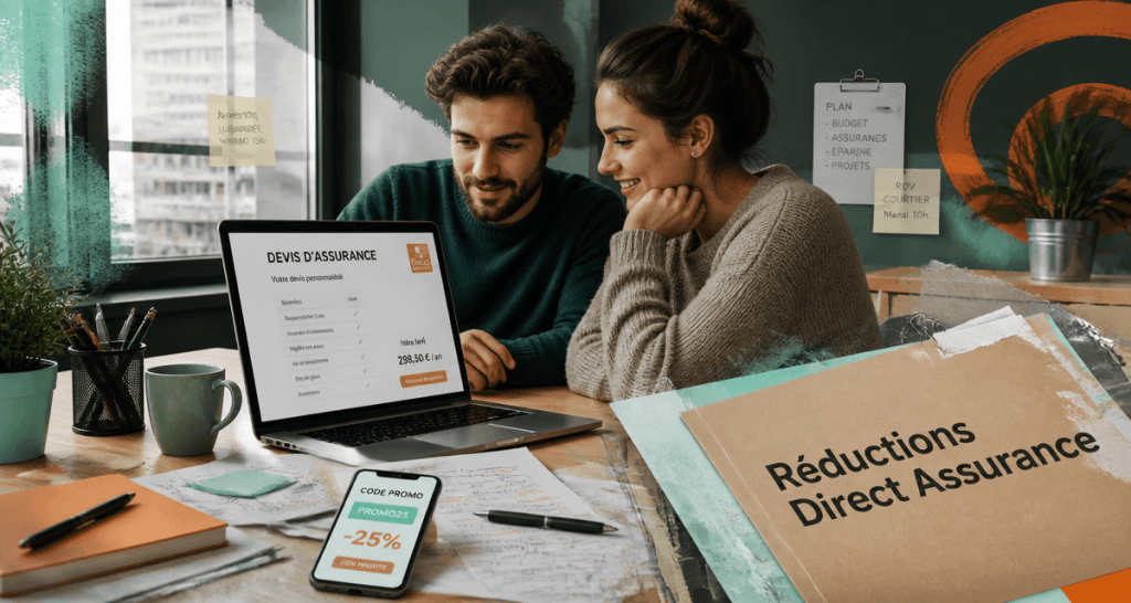 code reduction direct assurance sur ordinateur et smartphone