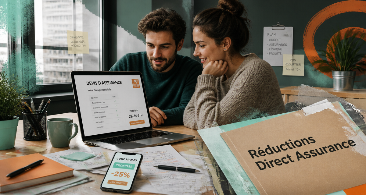 code reduction direct assurance sur ordinateur et smartphone