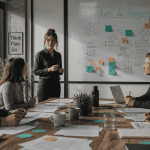 conduite changement équipe en réunion