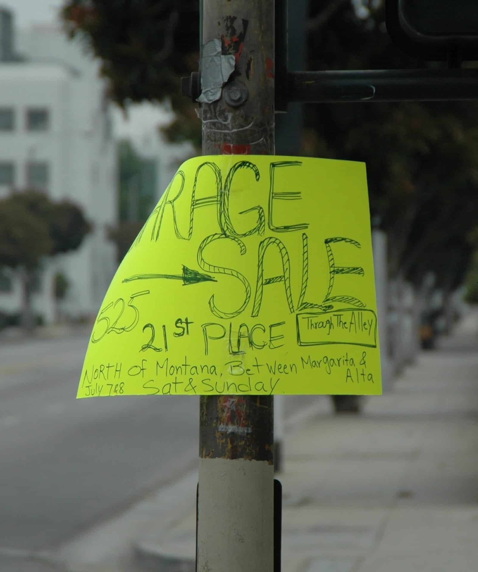 Garage Sales