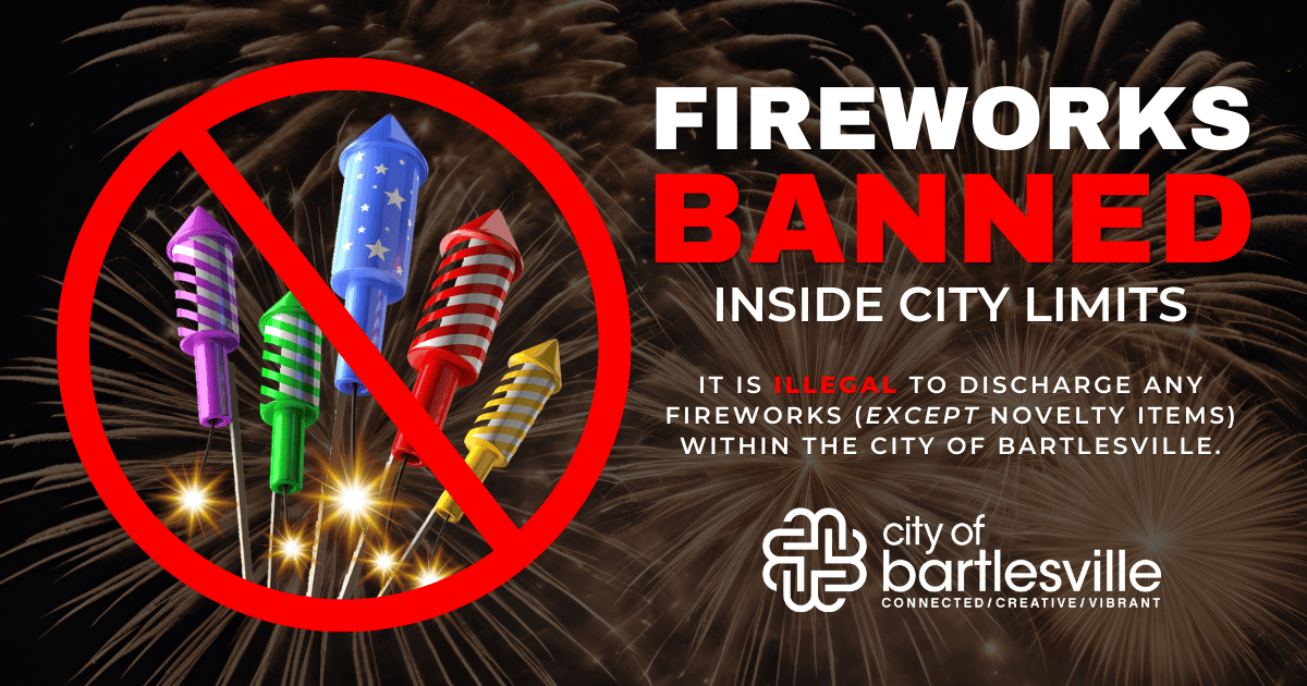 Fireworks not permitted in Bartlesville city limits