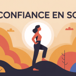 illustration globale être sûr de soi optimisme