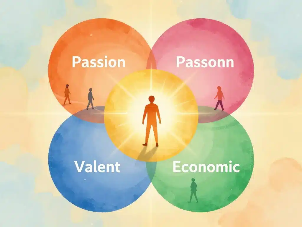 ikigai exemple illustration symbolique de vie concrète